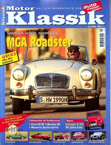 Deckblatt Motor Klassik (05/1998)
